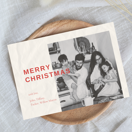 Modern Simple Christmas Card Templates