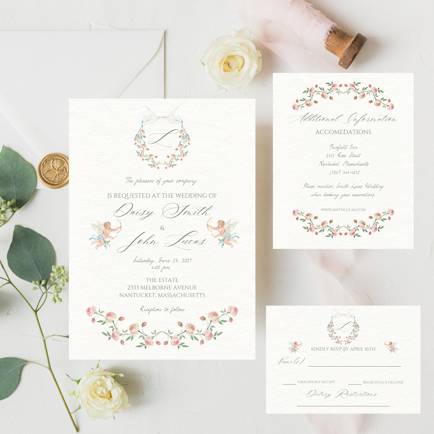 Elegant Wedding Suite Template