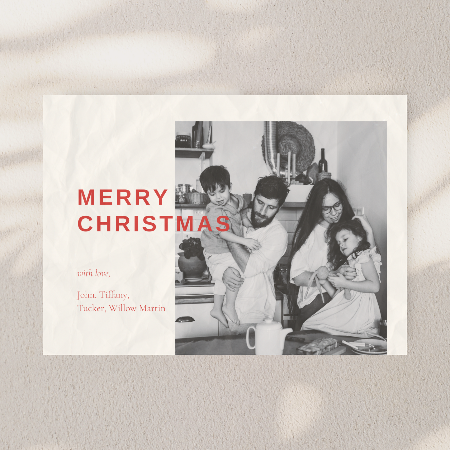 Modern Simple Christmas Card Templates