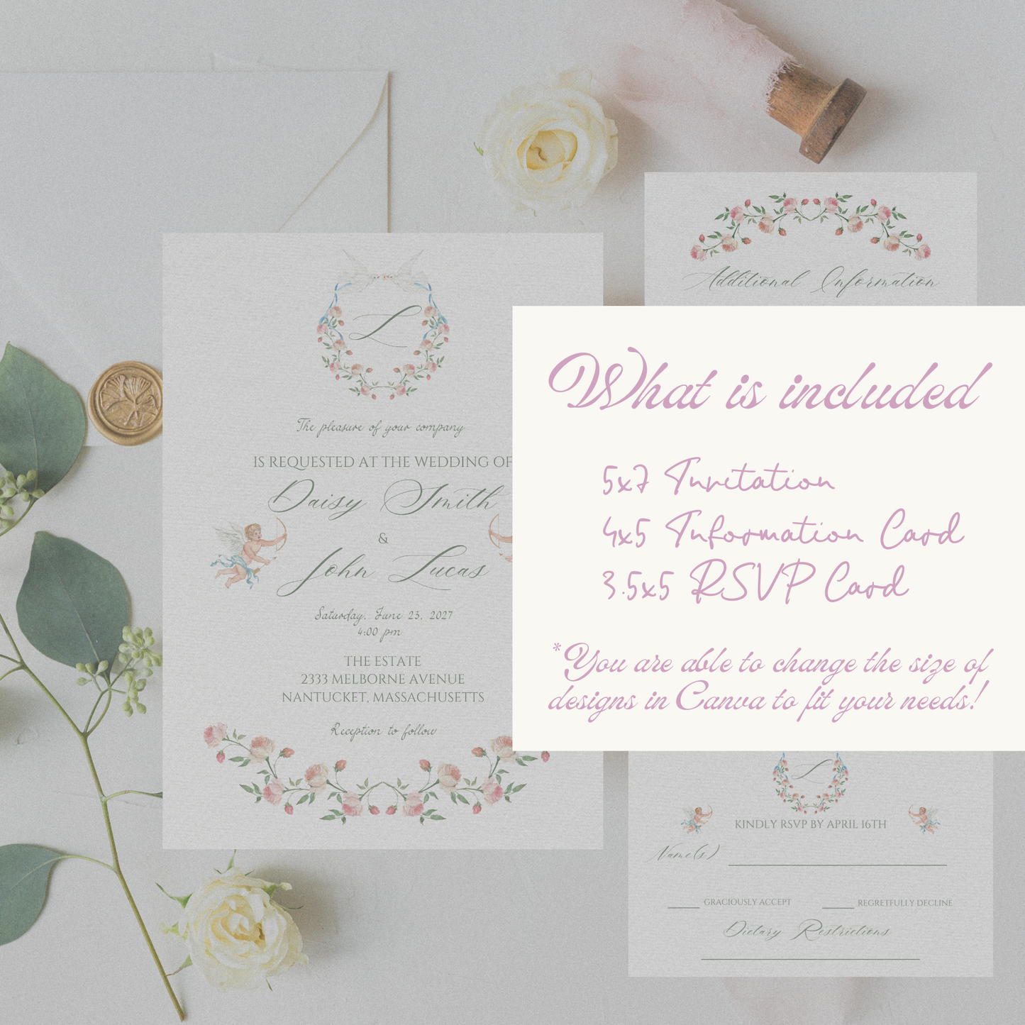 Elegant Wedding Suite Template