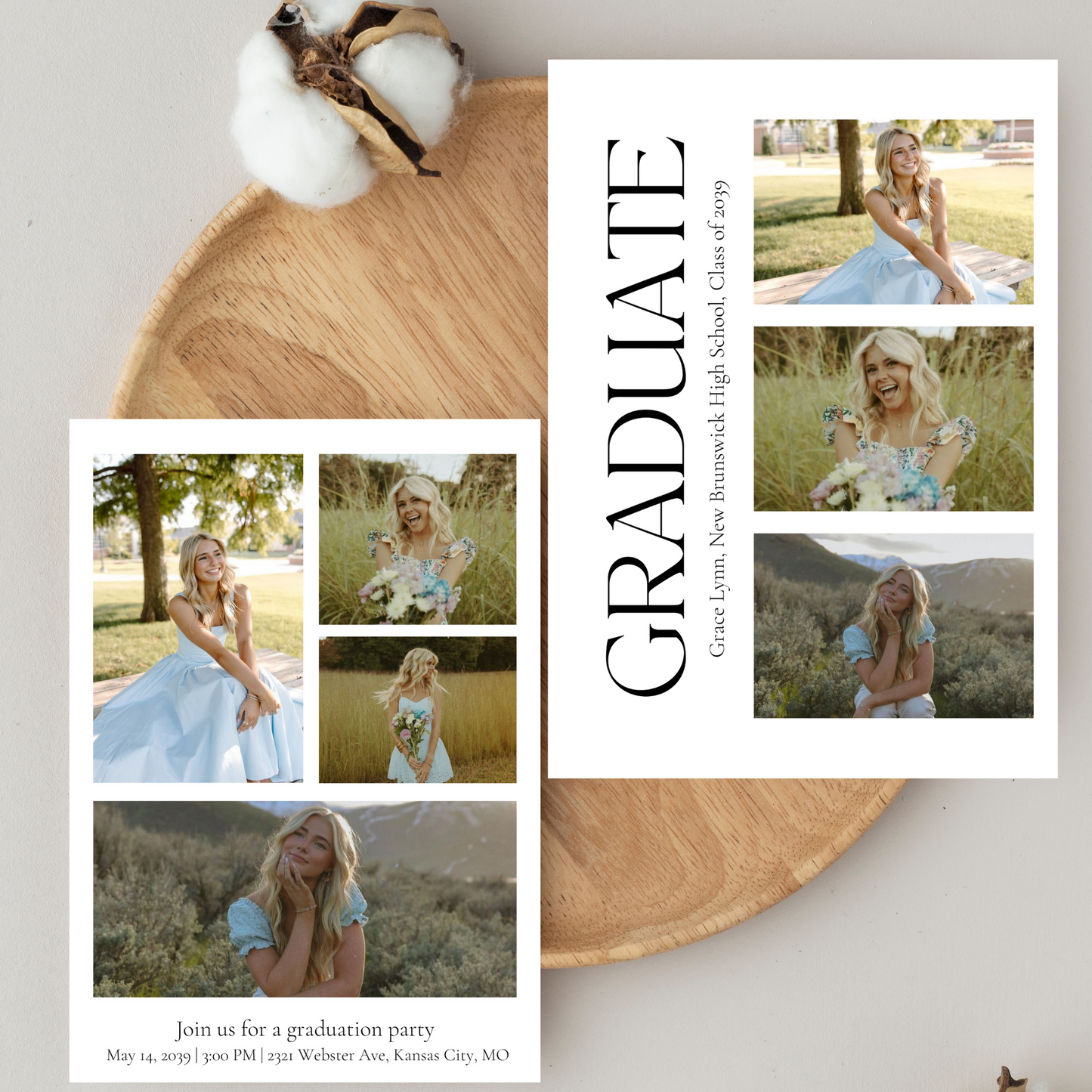 Gallery Graduation Invitation Template