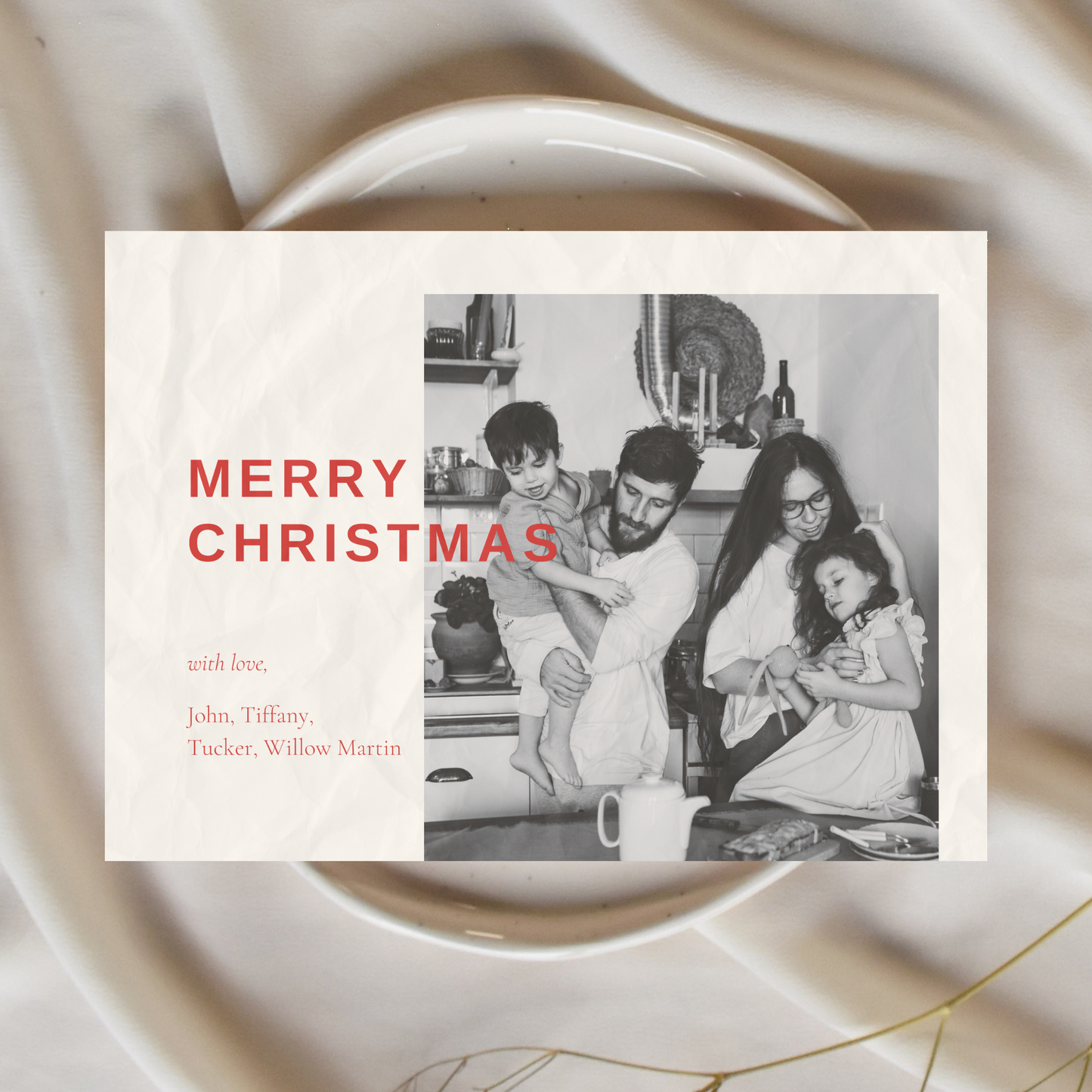 Modern Simple Christmas Card Templates