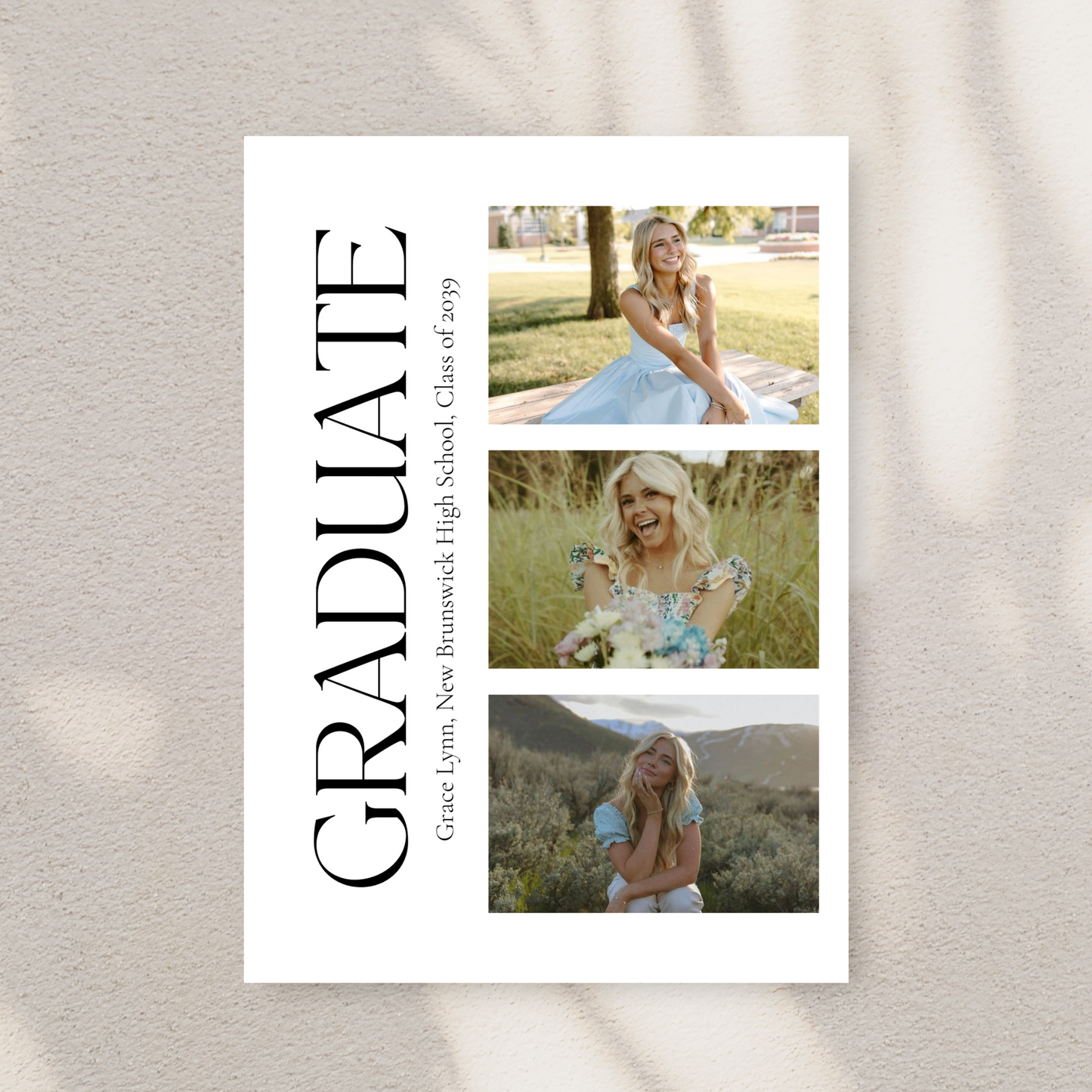 Gallery Graduation Invitation Template