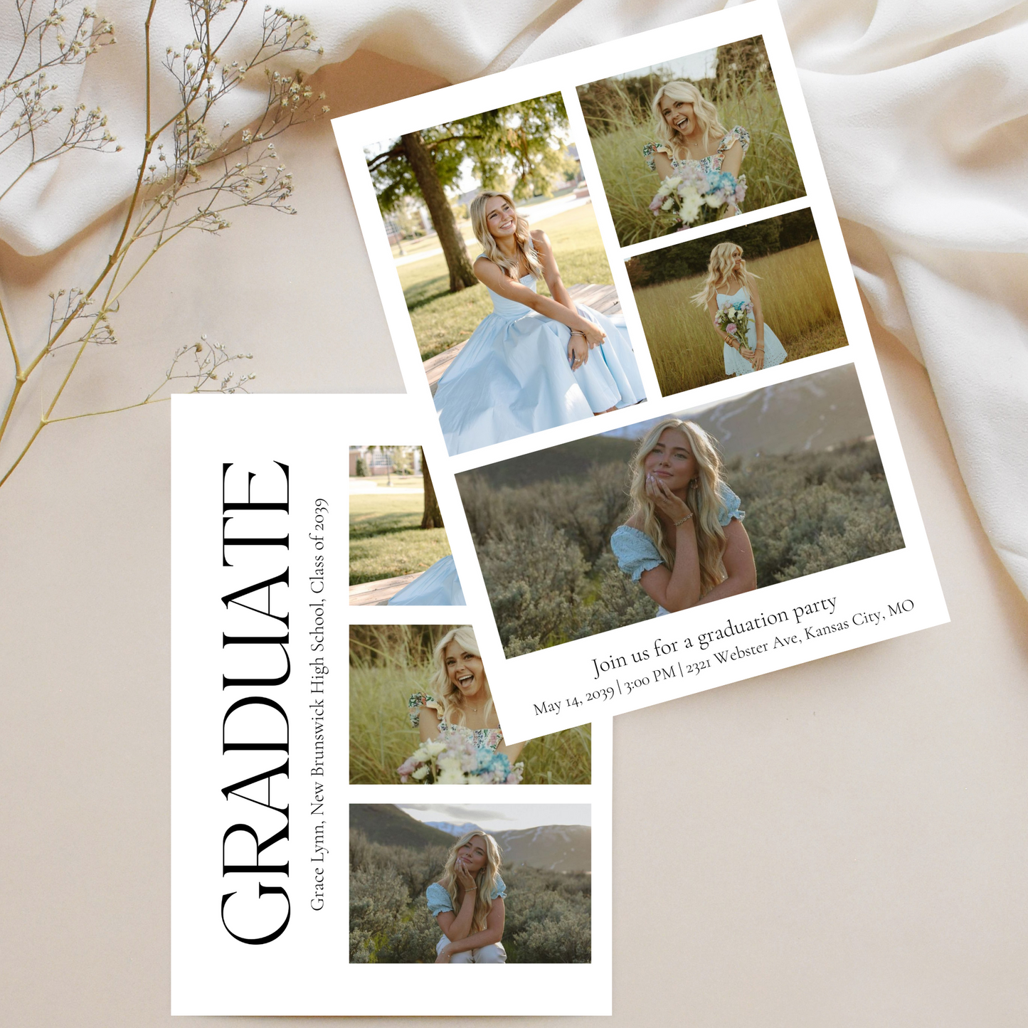 Gallery Graduation Invitation Template