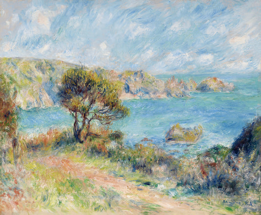 View at Guernsey (1883) by Pierre-Auguste Renoir